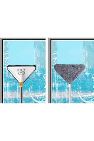 Turuncukoli Vip Üçgen Teleskopik Saplı Mop