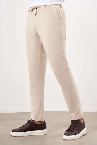 Morven Erkek Bej Poliviskon Trend İpli Jogger Slim Fit Spor Pantolon 25ms003007653 Bej