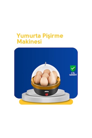 Otomatik Kapanma Özellikli Yumurta Pişirme Makinesi 7 Kapasiteli Çok Renkli