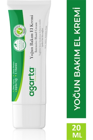 Agarta Doğal Yoğun Bakım El Kremi 20 ML