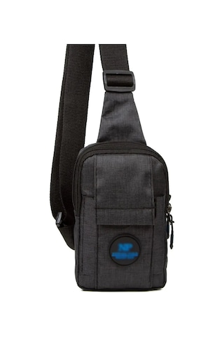 Bizoon Np261 Unisex Keten Kumaş Telefon Bölmeli Çapraz Askılı Omuz Çantası, Günlük Spor 001