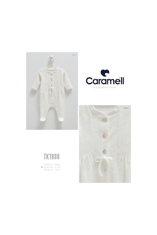 Caramell Barbosa Tine Lace Bebek Tulum Tk1888 0-1ay/1-3ay/3-6ay Ekru Ekru