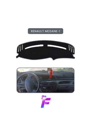 Renault Megane 1 Araca Özel Torpido Örtüsü Ön Göğüs Kılıfı Tam Koruma Oto Aksesuar A50 Gri