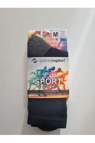 Gabriel Najdorf Termal Trekking Sport Çorap Gri