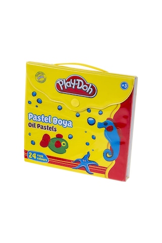 Play-Doh 24 Renk Pastel Boya Çantalı Pa007