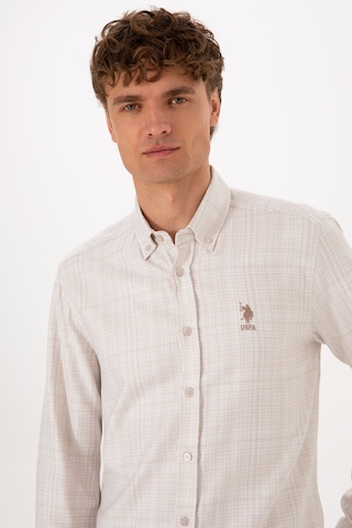 U.s. Polo Assn. Erkek Gömlek Desenli 50316640-vr256 İnci