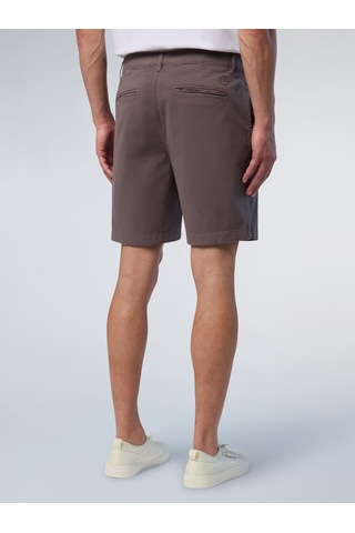 North Sails Star Regular Fit Chino Erkek Şort-33513 Kahverengi