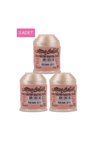 3 Adet Altınbaşak Oya Ve Dantel İpi 20 Gr - Royaleks - No: 911