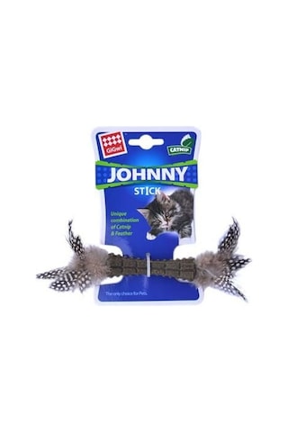 Gigwi Johnny Kedi Stick Catnipli Doğal Yeşil Tek Tüylü Oyuncağı