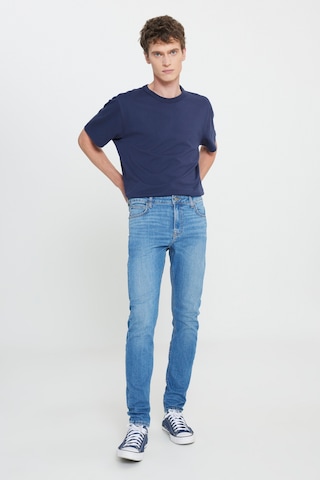 Lee Skinny Fit Çok Dar Kesim Normal Bel Çok Dar Paça Malone Mavi Jean Kot Pantolon