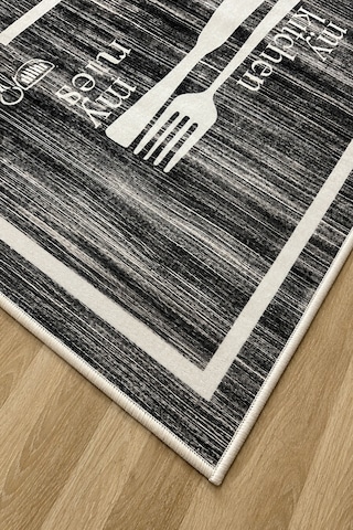 Bonsear Grey Makinede Yıkanabilir Kaymaz Taban Leke Tutmaz Dijital Salon Halısı Mutfak Halısı Ve Yolluk Çok Renkli