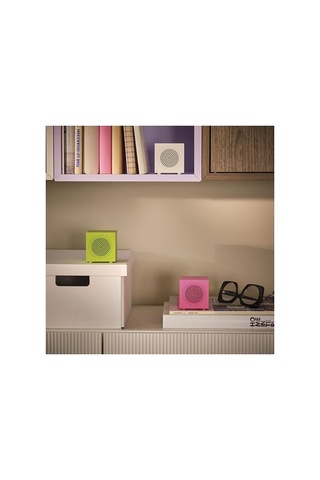 Ikea Kallsup Taşınabilir Bluetooth Hoparlör, Sarı-yeşil, 7x7 Cm