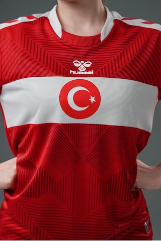 Hummel Milli Takım Forma 25-26 Kadın Kırmızı