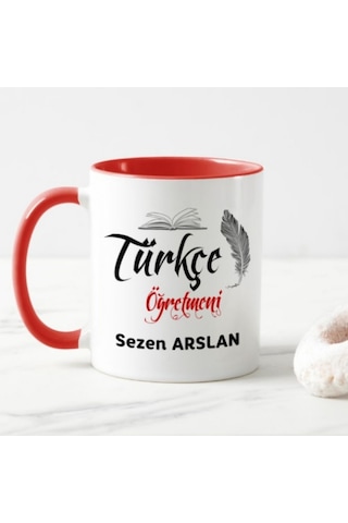 Kişiye Özel Türkçe Öğretmeni Kupa Bardak Ha36