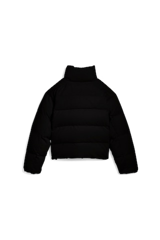 Puma Corduroy Puffer Jacket Kadın Yetişkin Ceket Siyah
