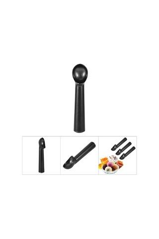 Ximistore9 Alüminyum Çelik Dondurma Kaşığı - Anti Yapışkan Kaplama, Konforlu Kollü, Ev Ve Dükkan Kullanıma Uygun Gümüş