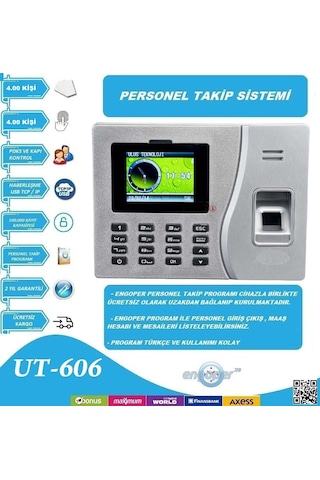 PARMAKİZİ KART VE ŞİFRELİ PERSONEL TAKİP SİSTEMİ PROGRAM KURULUM