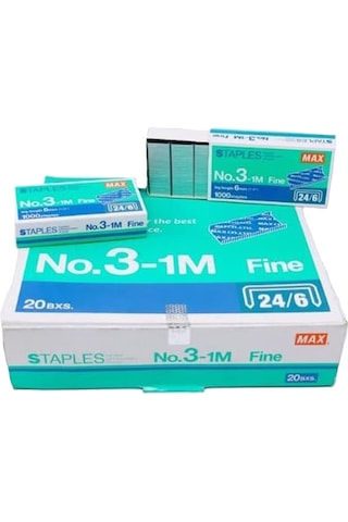 Max No 3-1m 24/6 Zımba Teli - 20'li Paket