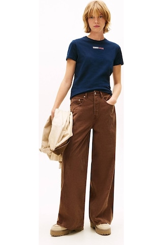 Tommy Jeans Kadın Tişört Dw0dw22277 Lacivert