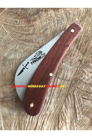 Tigon El Yapımı Mini Cep Çakısı Avcı Kampçı Bıçagı Çelik Bıçak