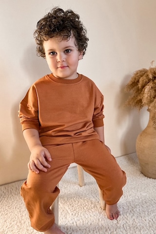 Babywom Basic Mevsimlik Eşofman Takımı- Kahverengi