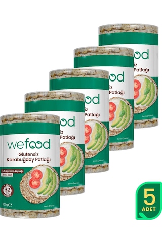 Wefood Karabuğday Patlağı 100 Gr 5'li