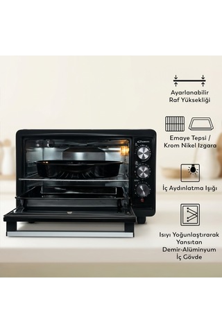 Conti CMF-501 Bakeon 42 L Fırın Siyah