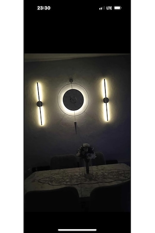 Metaquartz Aksesuar Gümüş Masippi 12-24 H E X C L U S I V E - Siyah Metal Duvar Saati Gri 50 X 90 Çok Renkli