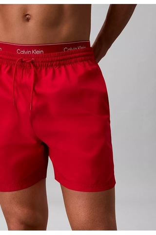 Calvin Klein Erkek Normal Kesim Hızlı Kuruyan Kumaşlı Kırmızı Deniz Şortu-15867