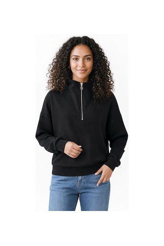 LOFT Loose Fit Kadın Sweatshirt Lf2042392 Q1.v1 Siyah
