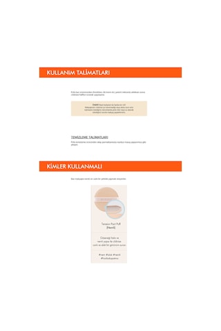 Missha Tension Pact Puff Büyük Boy Makyaj Pufu 2 Adet