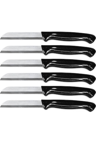 Solingen 6 Adet Simli Delikli Meyve Bıçağı