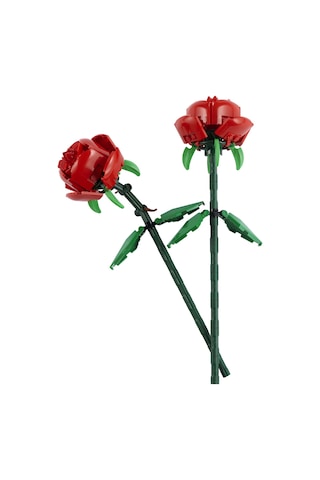 LEGO® Botanicals Gül 40460 – Yetişkinler için Uzunluğu Ayarlanabilen, 2 Gül İçeren Dekoratif Çiçek Modeli Yapım Seti (120 Parça)