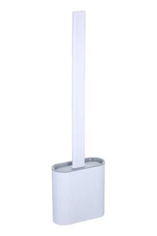 Shineyee Beyaz Tpr Tüy Lüx Tuvalet Fırçası - Zırhlı Köşeleri Temizler, Yırtmaz, Ventileli Tutucu İle Yerüstü Modelleri