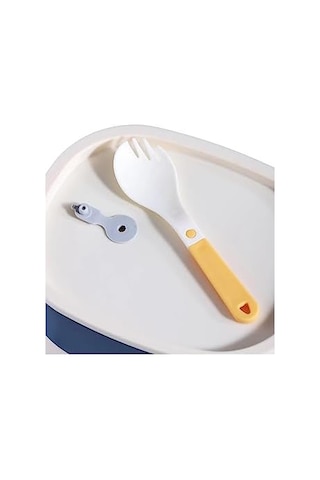 Bento 1200ml Çift Renkli Lunchbox 2 Katlı Çelik Sefer Tası Yemek Kutusu Sarı Bakır