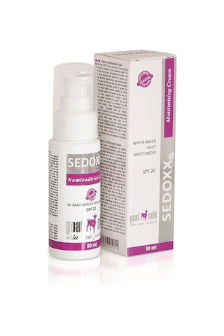 Sedoxx Su Bazlı Günlük Nemlendirici Cilt Bakım Kremi 50 ML