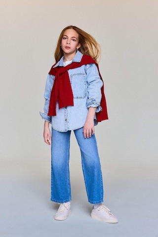Defacto 90s Wıde Leg Geniş Paça Jean Pantolon Kız Çocuk G4648a826smnm39 Mavi-nm39