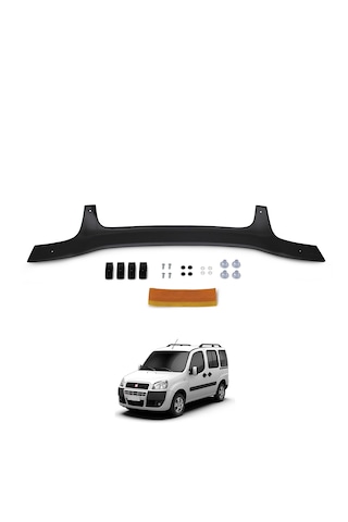 Fiat Doblo Kaput Rüzgarlığı Koruması 2000-2005 Arası Kalın Parlak