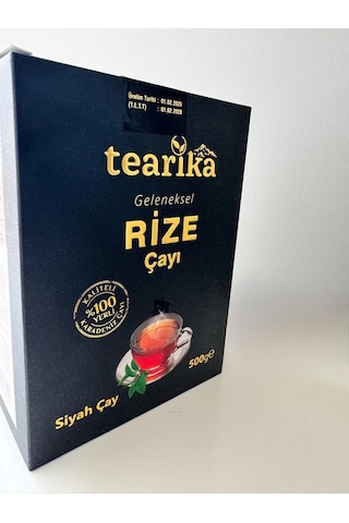 Tearika Geleneksel Rize Çayı Mayıs Hasadı Doğal Siyah Çay 10 x 1 KG + 500 G