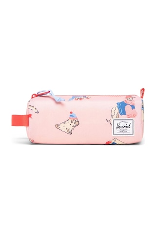 Herschel Settlement Çocuk Kalem Çantası Köpek Desenli-pembe