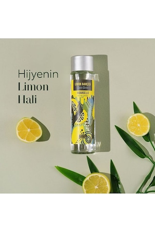 Bargello Limon Bahçesi Cam Şişe Dökme Kolonya Edc 180 Ml Mnms180kli