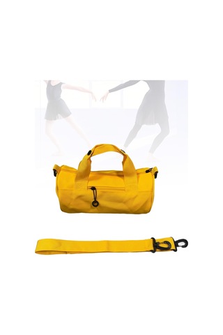 Homyl Dans Çantası Spor Çocuk Doğum Günü Hediyesi Jimnastik Sarı