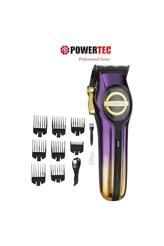 Powertec TR-7000 Profesyonel Usb Type-c Şarj Girişli Saç Sakal Tıraş Makinesi