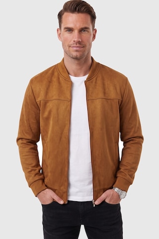 Rizzup Erkek Slim Fit Likralı Taba Süet Ceket Kırışmayan Ütü Gerektirmeyen Mevsimlik Mont 2504334
