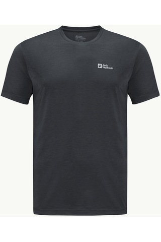 Jack Wolfskin Vonnan S/s T M Erkek T-shirt-28382-siyah Siyah