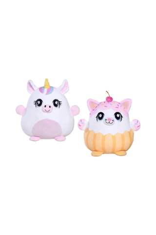 "nicotoy Cute Softies Animals 24cm 2ass. Unıcorn Beyaz Çok Renkli