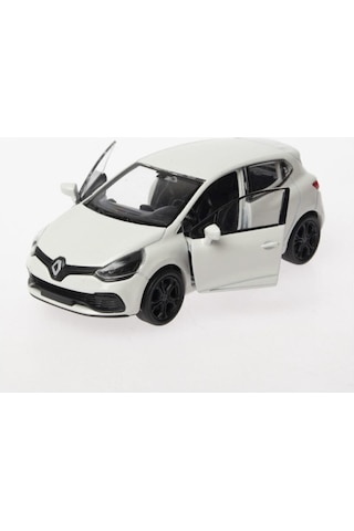 Metal Model Araba Oyuncak 1:36 Ölçek Diecast Renault Clio Rs -beyaz