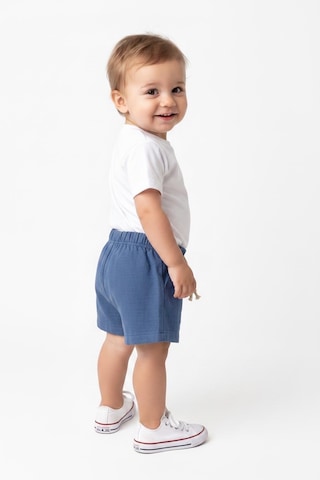 MiaBaby Bebek Müslin Şort Indigo