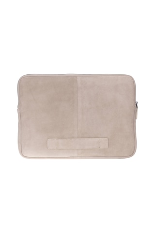 Sand Still Hakiki Süet Deri 13-14 İnç Macbook Uyumlu/laptop Kılıfı Kahverengi