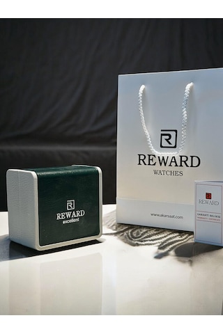 Reward Çelik Kordon Takvim Özellikli 5 Atm Suya Dayanıklı Erkek Kol Saati Vs.blkt.1213 Siyah